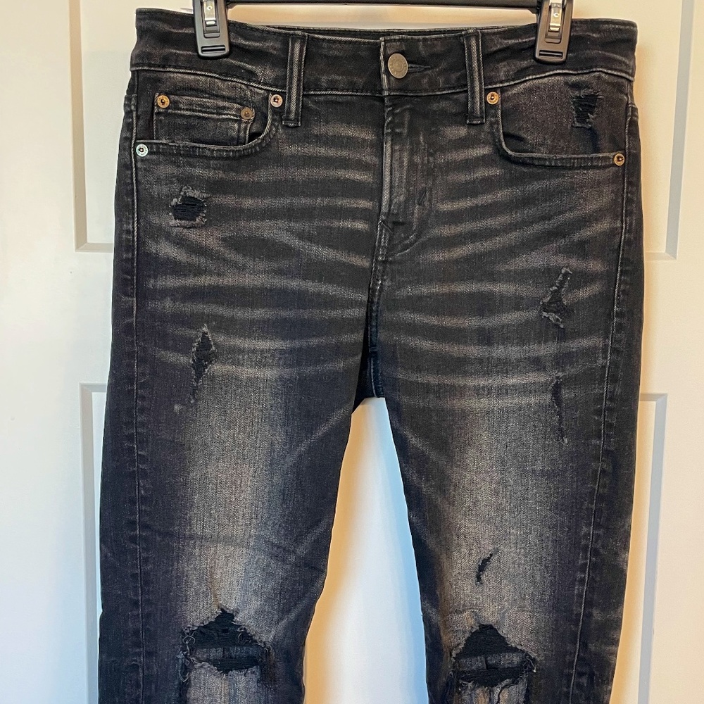 American Eagle RippeD Slim-Fit Jeans - 30